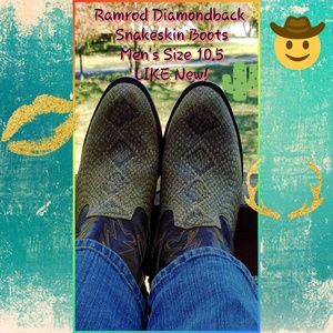 Ramrod Diamondback Boots Mens size 10.5 Women's 12